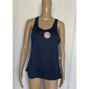 GALAXY By Harvic Racerback Top Women's  Navy Blue  Medium  Pullover Active